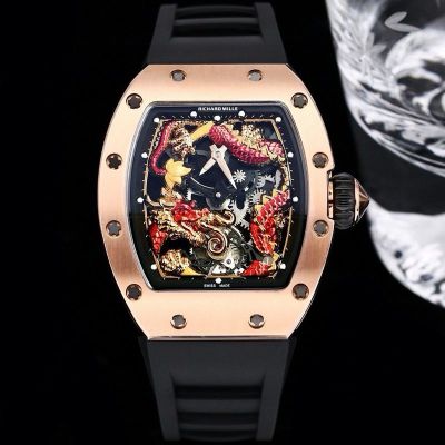 Richard Mille RM057 Rose gold steel case diameter 50mm Watch
